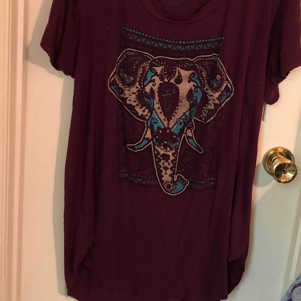 Purple Elephant top.